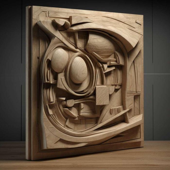 نموذج ثلاثي الأبعاد لآلة CNC 3D Art 